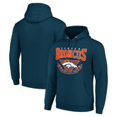 Denver Broncos Starter ‘80s Inspired Pullover Hoodie Navy - NFL