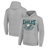 Philadelphia Eagles Starter ‘80s Inspired Pullover Hoodie Heather Gray - NFL