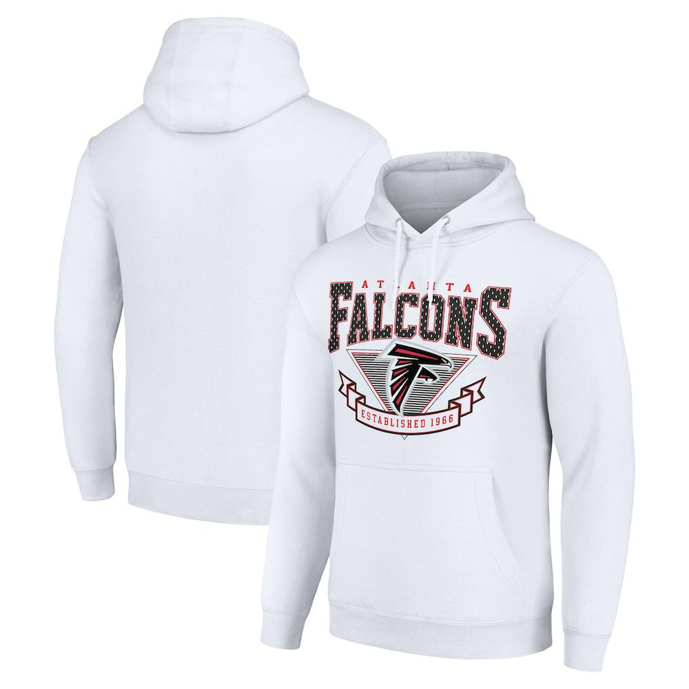 Atlanta Falcons Starter ‘80s Inspired Pullover Hoodie White - NFL