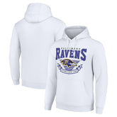 Baltimore Ravens Starter ‘80s Inspired Pullover Hoodie White - NFL