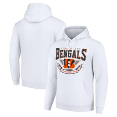 Cincinnati Bengals Starter ‘80s Inspired Pullover Hoodie White - NFL