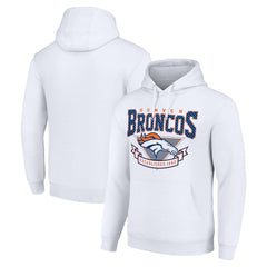 Denver Broncos Starter ‘80s Inspired Pullover Hoodie White - NFL