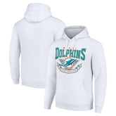 Miami Dolphins Starter ‘80s Inspired Pullover Hoodie White - NFL