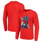 Buffalo Bills Starter Player X Logo Graphic Long Sleeve T-Shirt Red - NFL