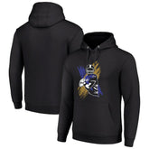 Baltimore Ravens Starter Player X Fleece Pullover Hoodie Black - NFL