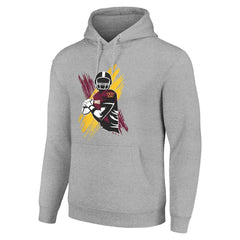 Washington Commanders Starter Player X Fleece Pullover Hoodie Heather Gray - NFL
