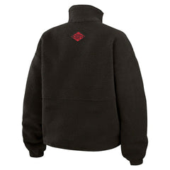 Kansas City Chiefs WEAR by Erin Andrews Women's Polar Fleece Half-Zip Jacket Black - NFL