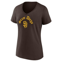 San Diego Padres Fanatics Women's Local V-Neck T-Shirt discount