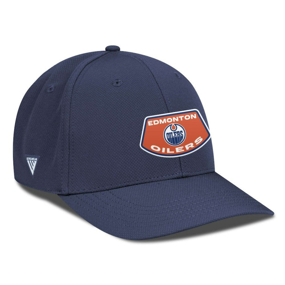 Edmonton Oilers - Levelwear Rise Skylight Flex Hat Navy