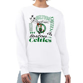 NBA - Boston Celtics G-III 4Her by Carl Banks Women's Collage Team Graphic Fleece Pullover Sweatshirt - White