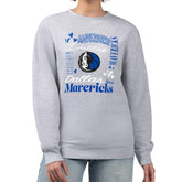 NBA - Dallas Mavericks G-III 4Her by Carl Banks Women's Collage Team Graphic Fleece Pullover Sweatshirt - Heather Gray