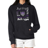 NBA - Sacramento Kings G-III 4Her by Carl Banks Women's Team Collage Graphic Fleece Pullover Hoodie - Black