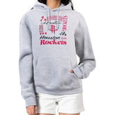 NBA - Houston Rockets G-III 4Her by Carl Banks Women's Team Collage Graphic Fleece Pullover Hoodie - Heather Gray