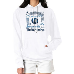 NBA - Minnesota Timberwolves G-III 4Her by Carl Banks Women's Team Collage Graphic Fleece Pullover Hoodie - White