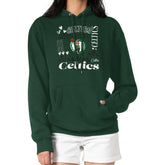 NBA - Boston Celtics G-III 4Her by Carl Banks Women's Team Collage Graphic Fleece Pullover Hoodie - Green