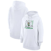 NBA - Boston Celtics G-III 4Her by Carl Banks Women's Team Collage Graphic Fleece Pullover Hoodie - White