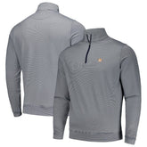 Houston Astros Peter Millar Perth Sugar Stripe Performance Quarter-Zip Top Clearance