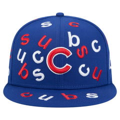 Chicago Cubs New Era Team Confetti 59FIFTY Fitted Hat Lifestyle