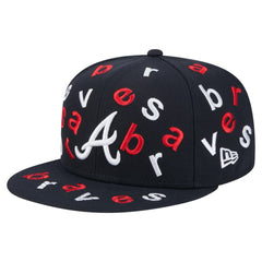 Atlanta Braves New Era Team Confetti 59FIFTY Fitted Hat Clearance