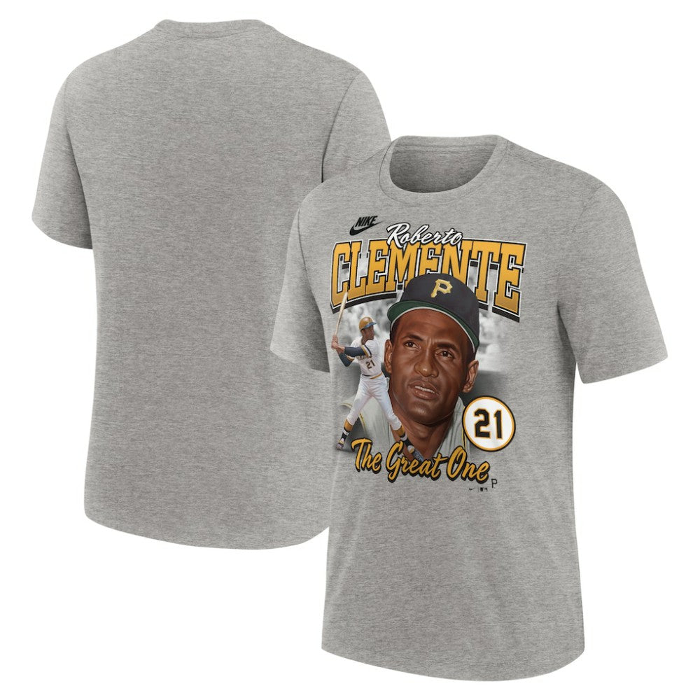 Roberto Clemente Pittsburgh Pirates Nike Cooperstown Collection Player Local T-Shirt On Sale