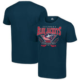 Columbus Blue Jackets - Starter Team Logo Graphic T-Shirt Navy
