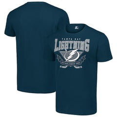 Tampa Bay Lightning - Starter Team Logo Graphic T-Shirt Navy