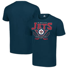 Winnipeg Jets - Starter Team Logo Graphic T-Shirt Navy