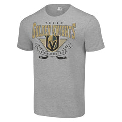 Vegas Golden Knights Starter Team Logo Graphic T-Shirt Heather Gray