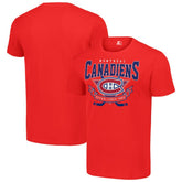 Montreal Canadiens - Starter Team Logo Graphic T-Shirt Red