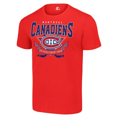 Montreal Canadiens - Starter Team Logo Graphic T-Shirt Red