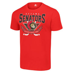 Ottawa Senators - Starter Team Logo Graphic T-Shirt Red