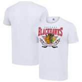 Chicago Blackhawks Starter Team Logo Graphic T-Shirt White