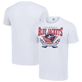 Columbus Blue Jackets - Starter Team Logo Graphic T-Shirt White