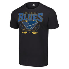 St. Louis Blues - Starter Team Logo Graphic T-Shirt Black