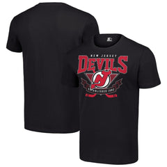 New Jersey Devils - Starter Team Logo Graphic T-Shirt Black