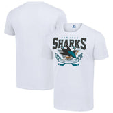 San Jose Sharks - Starter Team Logo Graphic T-Shirt White