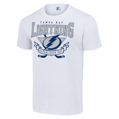 Tampa Bay Lightning - Starter Team Logo Graphic T-Shirt White