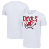 New Jersey Devils - Starter Team Logo Graphic T-Shirt White