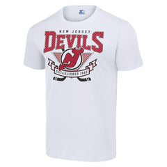 New Jersey Devils - Starter Team Logo Graphic T-Shirt White