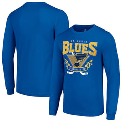 St. Louis Blues - Starter Team Logo Graphic Long Sleeve T-Shirt Blue