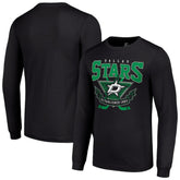 Dallas Stars - Starter Team Logo Graphic Long Sleeve T-Shirt Black