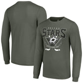 Dallas Stars - Starter Team Logo Graphic Long Sleeve T-Shirt Olive