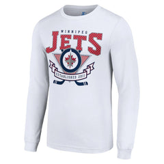 Winnipeg Jets - Starter Team Logo Graphic Long Sleeve T-Shirt White