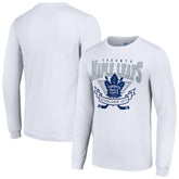 Toronto Maple Leafs - Starter Team Logo Graphic Long Sleeve T-Shirt White