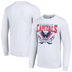 Washington Capitals Starter Team Logo Graphic Long Sleeve T-Shirt White