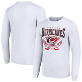Carolina Hurricanes - Starter Team Logo Graphic Long Sleeve T-Shirt White