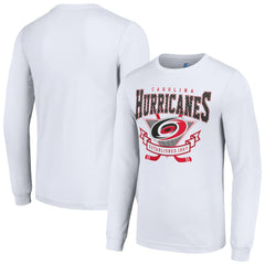 Carolina Hurricanes - Starter Team Logo Graphic Long Sleeve T-Shirt White