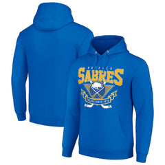 Buffalo Sabres - Starter Team Logo Graphic Fleece Tri-Blend Pullover Hoodie Royal