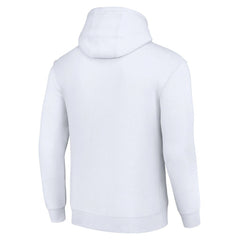 Chicago Blackhawks Starter Team Logo Graphic Fleece Tri-Blend Pullover Hoodie White