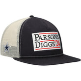 Dallas Cowboys New Era Election Trucker Golfer Snapback Hat Navy/Natural - NFL